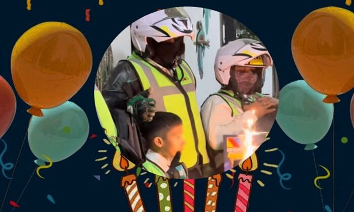 Niño se hace viral por su fiesta de cumpleaños con temática de Banco Azteca