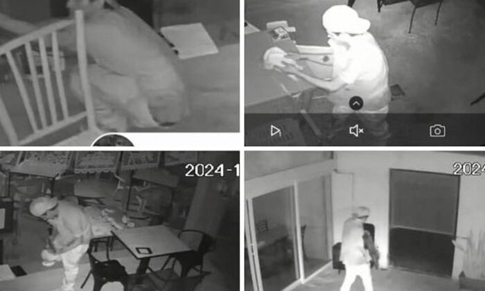 Roba restaurante… y pide trabajo