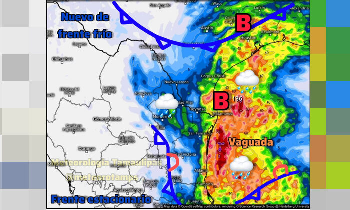 Este es el pronóstico del clima para los próximos días en Tamaulipas