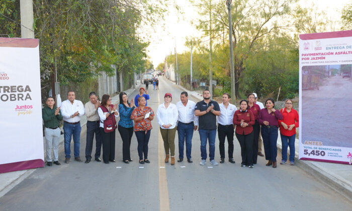 Lleva alcaldesa obras de impacto social a familias de zona sur de Nuevo Laredo