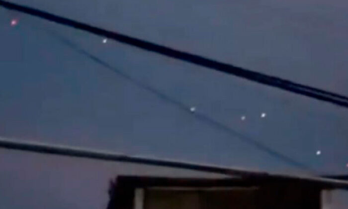 Graban flota de OVNIs sobrevolando Oaxaca