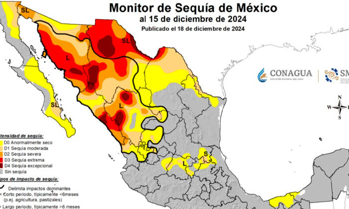 Vuelve la sequía moderada a la frontera de Tamaulipas