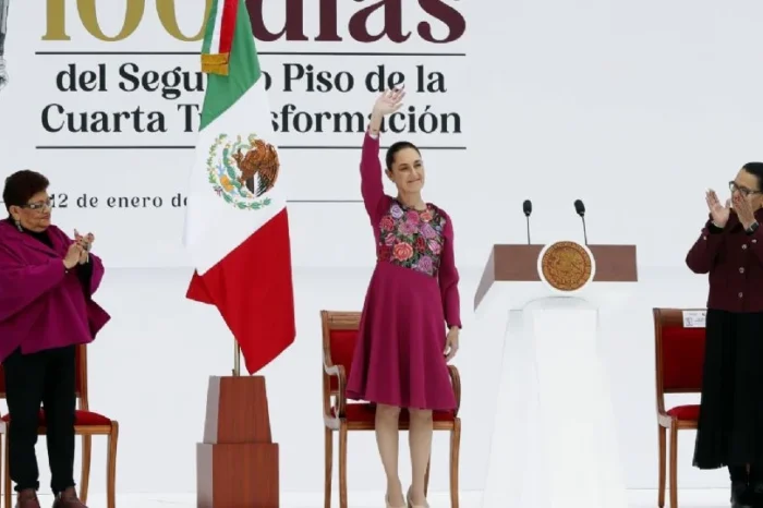 Claudia Sheinbaum presume estrategia en seguridad