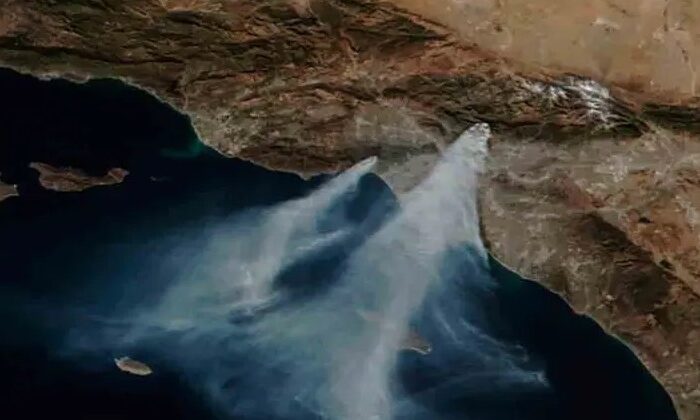 Imágenes satelitales muestran la devastación de los incendios en California