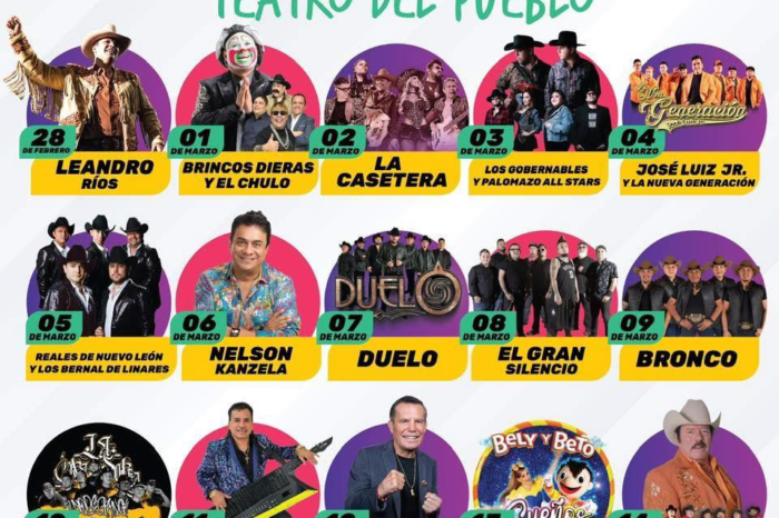 Cartelera Oficial de la Expo Reynosa 2025