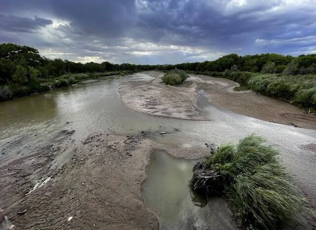 Alerta en la frontera; se seca el Río Bravo