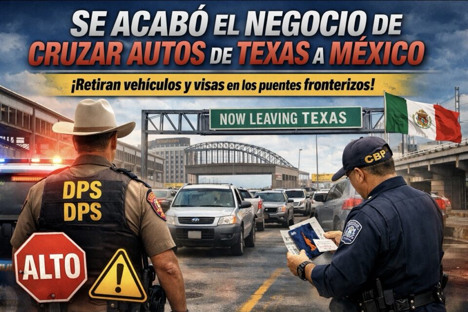 SE ACABÓ EL NEGOCIO DE CRUZAR AUTOS DE SUBASTA DE TEXAS A MÉXICO