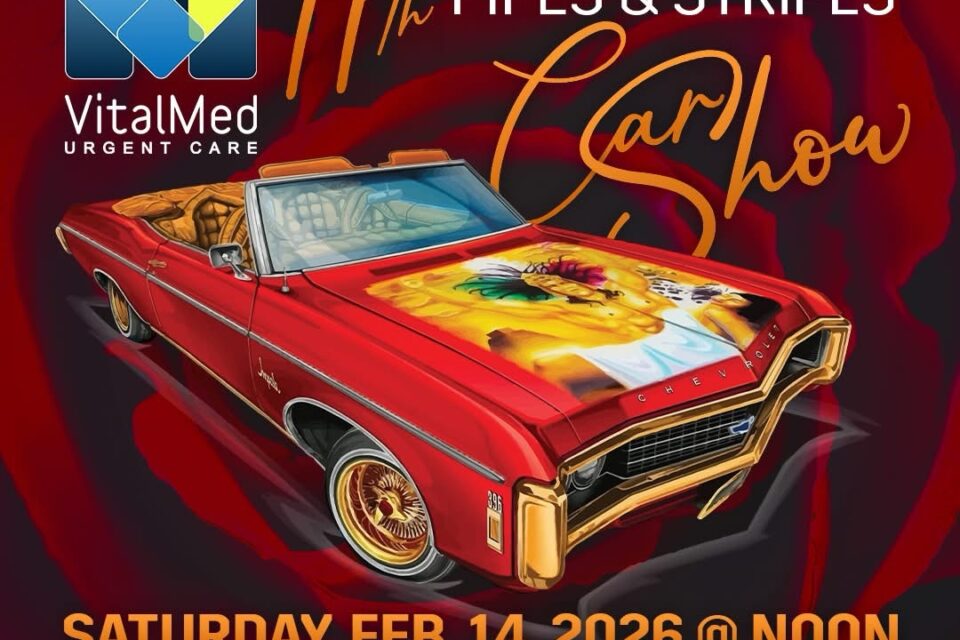 Regresa a Laredo el WBCA Pipes & Stripes Car Show este 14 de febrero