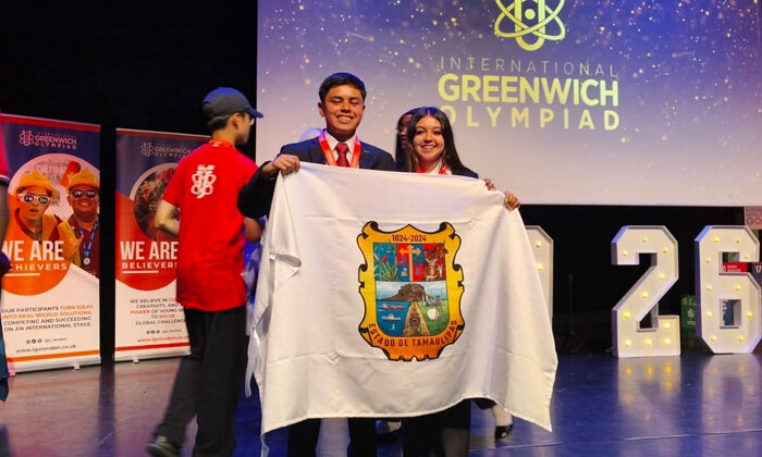 ¡Orgullo tamaulipeco en Londres! Estudiantes del CBTA 117 ganan medalla mundial con proyecto ambiental