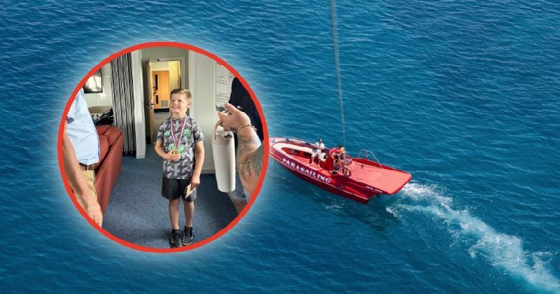 Niño de 8 años salvó a su abuelo cuando quedaron a la deriva en el mar