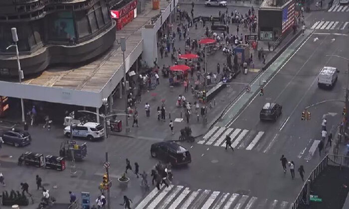 Pánico en Times Square: reportan disparos y una persona herida