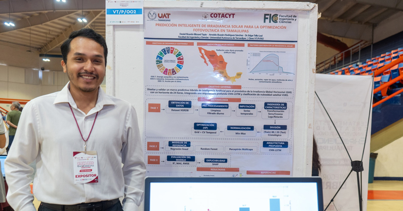 Alumnos de la UAT crean IA; optimizan generar energía solar
