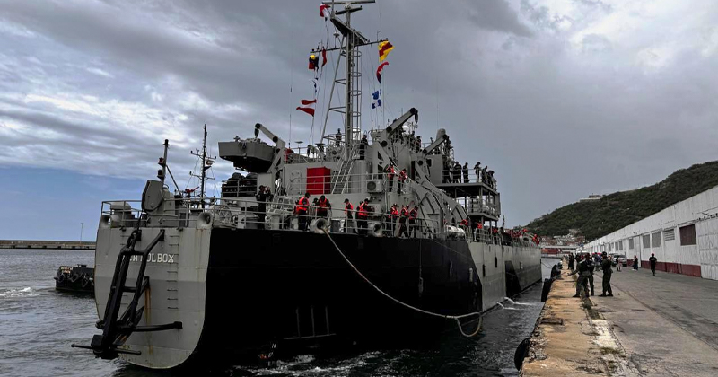 Buques de la Armada de México llegan a Venezuela con 388 toneladas de ayuda humanitaria