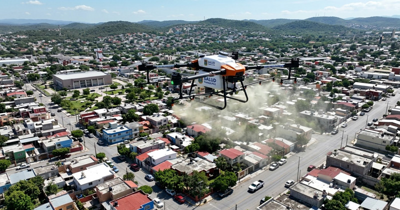 ¿Drones contra el dengue? Tamaulipas analiza usar tecnología para frenar al mosquito