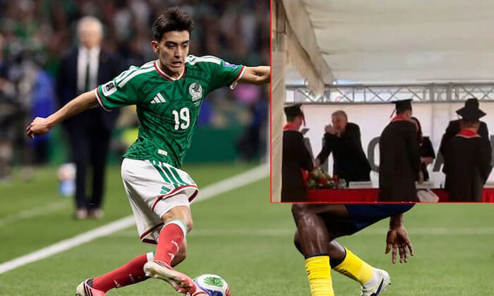Después de jugar el Mundial Gil Mora se gradúa de la prepa