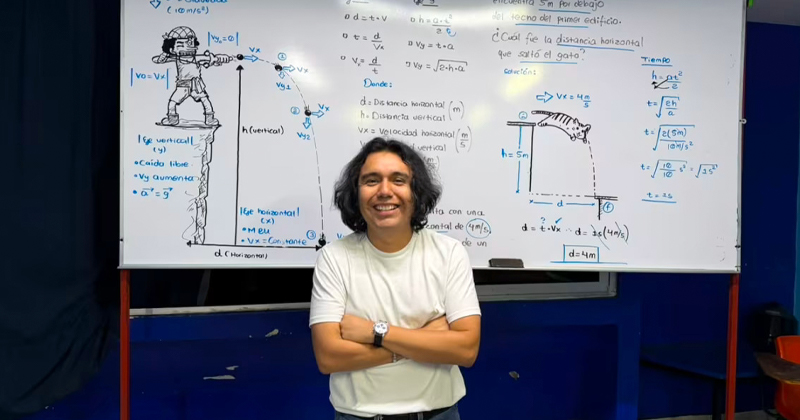 De dar clases con dibujos de One Piece a conquistar el mundo: el maestro mexicano que se volvió viral