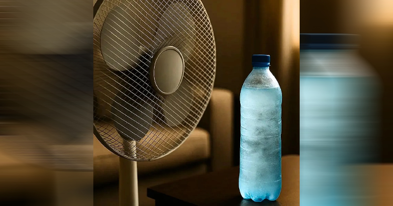 ¿Sin aire acondicionado? El truco de la botella congelada que ayuda a combatir el calor