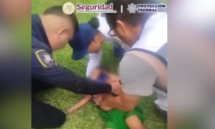 Policía rescata a niño de 3 años que cayó a un lago en Teotihuacán; logra reanimarlo con RCP