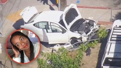 “¡NIÑOS DE 4 Y 7 AÑOS AL VOLANTE! Atropellan a joven en California y la dejan al borde de la muerte”