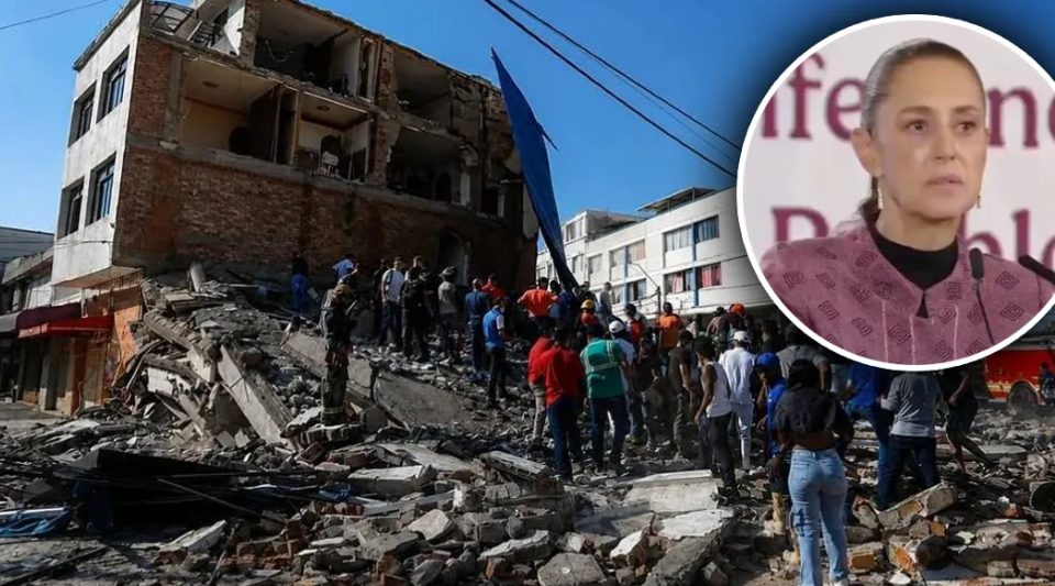 Mueren dos mexicanos en terremoto de 7.4 en Colombia; Sheinbaum confirma la tragedia