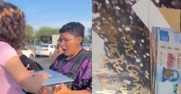Rosalía sorprende a fan en CDMX y le regala mil euros escondidos en un vinilo