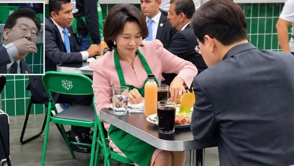 ¡Ni el protocolo pudo evitarlo! Presidente de Corea del Sur se lanza por unos tacos en CDMX