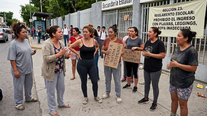 ¿Sin shorts ni leggins? Secundaria de Matamoros impone código de vestimenta también a padres