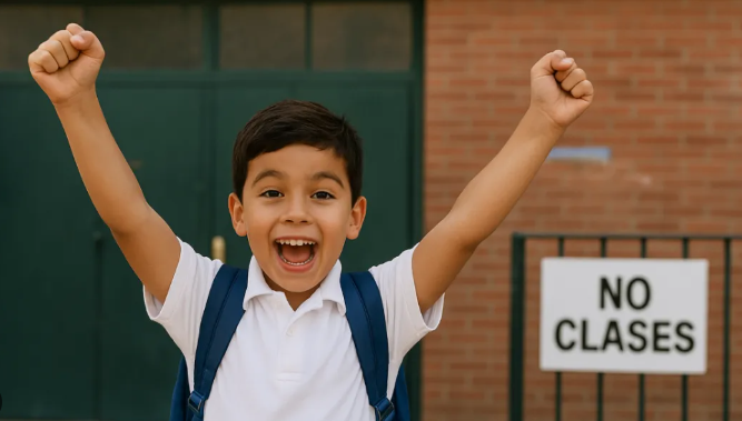 ¡No hay clases este viernes! Alumnos tendrán puente de cuatro días