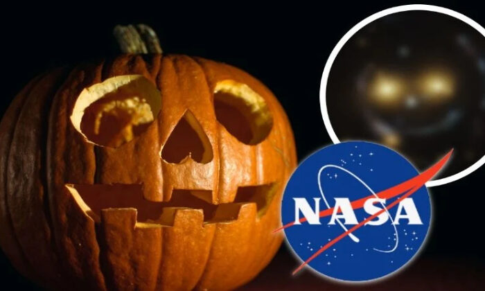 NASA capta macabra sonrisa a unas semanas de Halloween