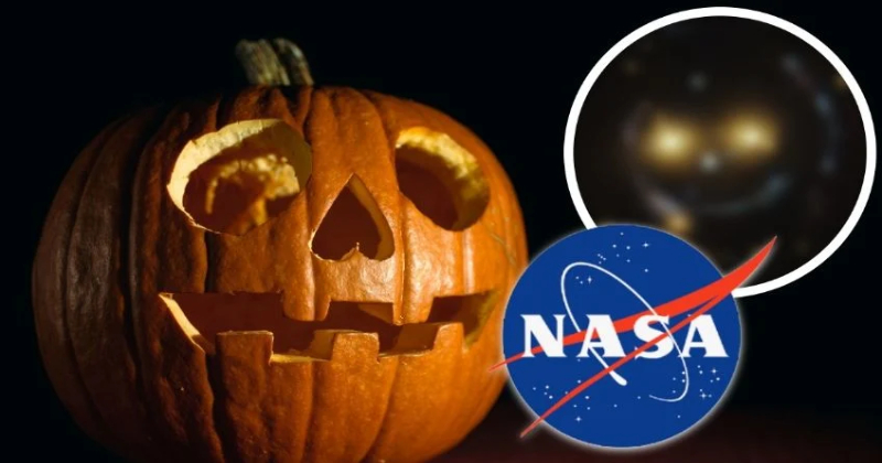 NASA capta macabra sonrisa a unas semanas de Halloween