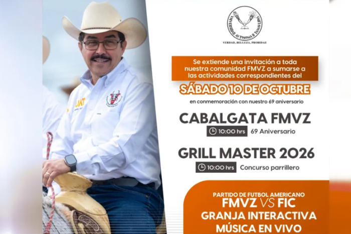 Con cabalgata celebrará la FMVZ su 69 aniversario