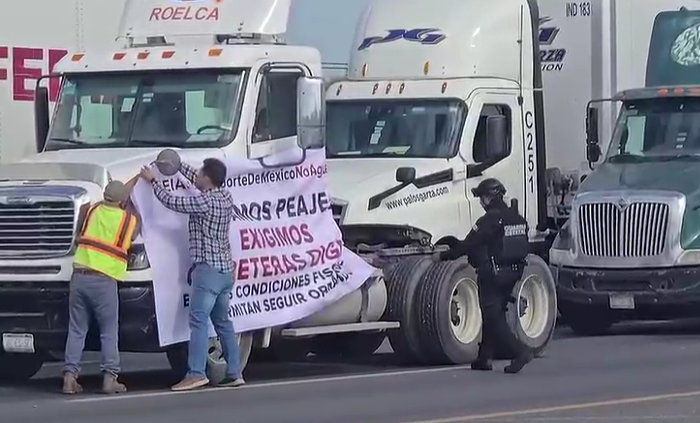 ¡Paro nacional de transportistas llega a Nuevo Laredo! Exigen seguridad y alto a la corrupción