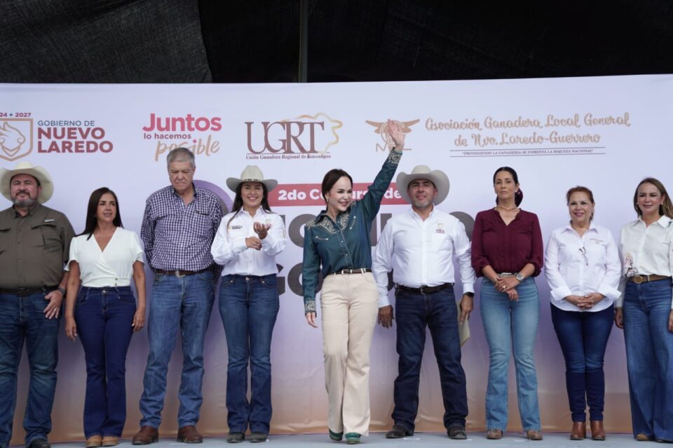 ¡Crece la ganadería en Nuevo Laredo! Premian a los mejores novillos y entregan 12 toneladas de alimento