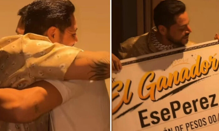 Eduin Caz le regala un millón de pesos a Ese Pérez tras su participación en la LCDLFM 2026