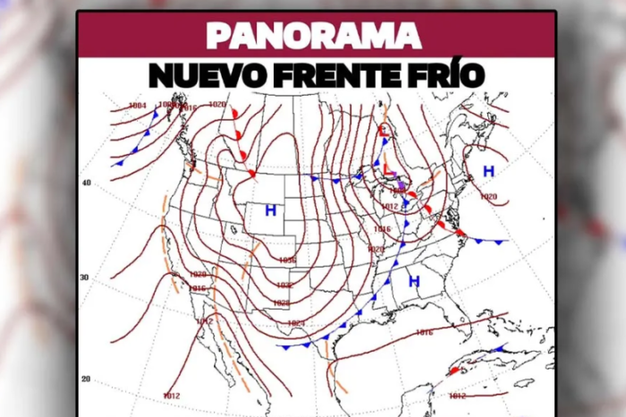 ¡Vigilan cambio en el clima de Tamaulipas! Prevén lluvias, evento de Norte y descenso de temperatura