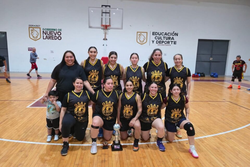 Osas se coronan campeonas invictas del tercer Torneo Femenil de basquetbol